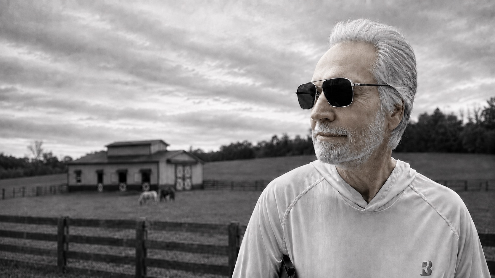 Matt Davenport at his Tennessee farm